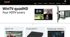 Desktop Screenshot of hauppauge.com