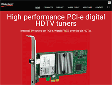 Tablet Screenshot of hauppauge.com.sg